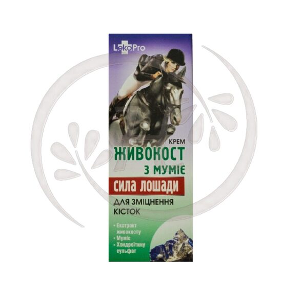 LekoPro "Horse power" Cream Fatty root with mumijo, 75ml